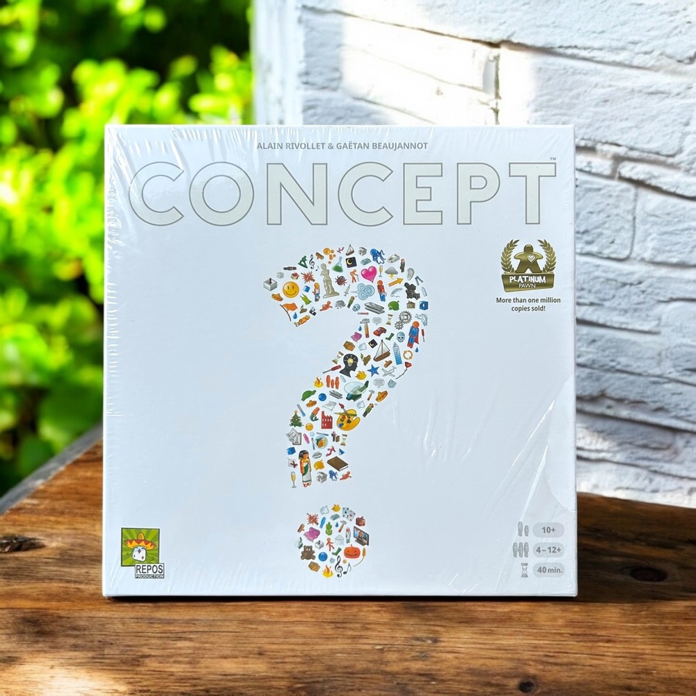Concept Board Game by Alain Rivollet 2013 Repos Production, New and Sealed